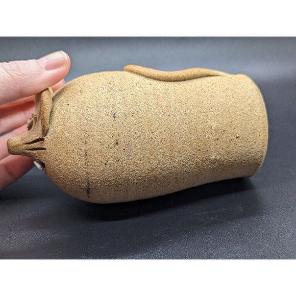 Vintage 1990 Schlauch Studio Pottery Mouse Grated Cheese Shaker or Vase 6" - Picture 11 of 15